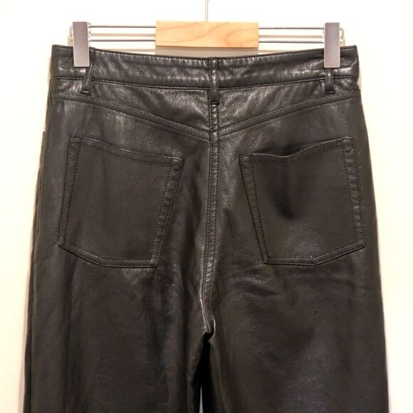 EUC Wildfred 2 The Melina Black Faux Leather Pants - Picture 9 of 11